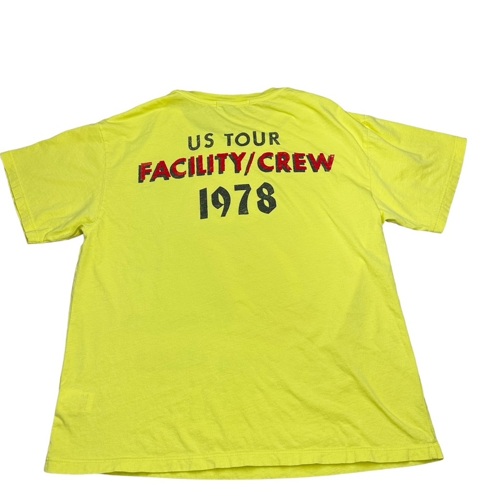 Daydreamer Rolling Stones 1978 Concert Tour Faculty & Crew Citron Yellow Sz XS - Picture 5 of 9